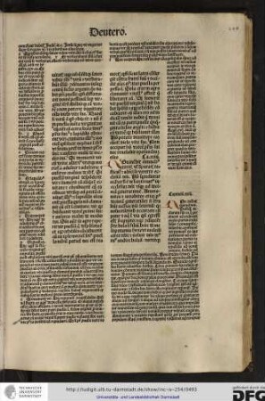 Capitulum xxiii. Non intrabit eunuchus attritis vel aputatis testiculis...
