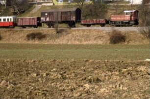 Klepsau V 22 Einfahrt Güterzug Rollbockbetrieb