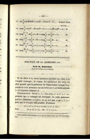 Solution de la question 118.
