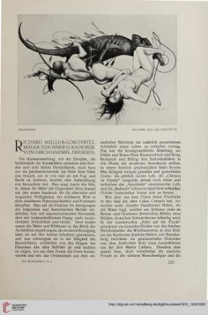 2: Richard Müller-Loschwitz : Maler, Zeichner u. Radierer