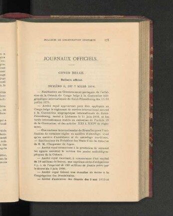 Journaux Officiels.