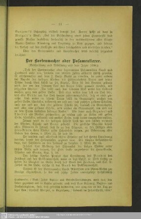 Der Bortenmacher oder Posamentierer
