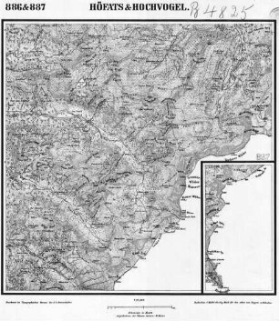 886 & 887 Höfats & Hochvogel [Topographische Karte von Bayern 1:25.000 (Positionsblätter)]