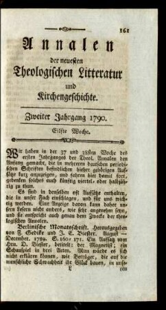 Eilfte Woche
