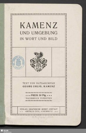Kamenz und Umgebung : in Wort und Bild