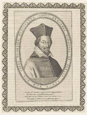 Bildnis des Armandus Iohannes de Plecis