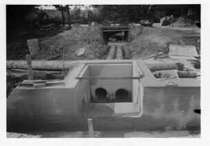 Baustelle Kühlwasserleitung zum Industrie-Kraftwerk Lauta : Laubusch (Niederlausitz). Baustelle Kühlwasserleitung zum Industrie-Kraftwerk Lauta