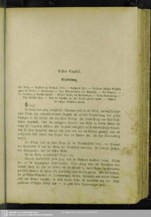 Erstes Kapitel. Einleitung
