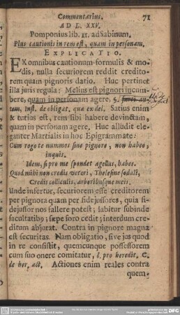 Ad L.XXV. Pomponius lib. II. ad Sabinum