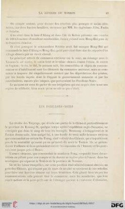 Les Pavillons-Noirs … La Chine