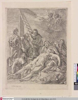 [Kreuzabnahme und Beweinung; Descent from the cross and the lamentation]
