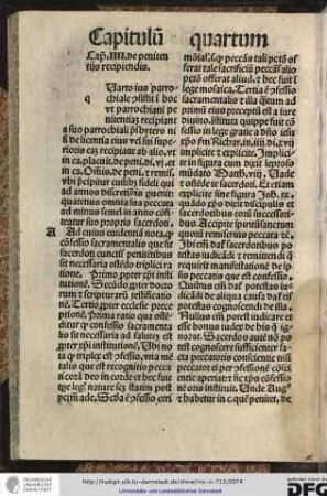 Capitulum IIII de penitentiis recipiendis.