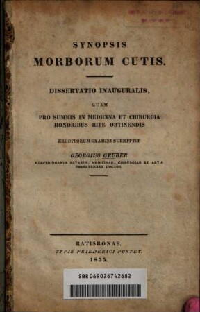 Synopsis morborum cutis