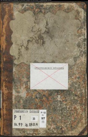 Zivilstandsregister der evangelischen Gemeinde Bünde, Kreis Herford (A 1811) (Gemeinde: Evangelische Gemeinde Bünde)