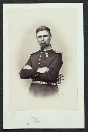 Porträt Wolfgang Steinbauer : Foto-/Bildersammlung Stenografische Sammlung. Porträt Wolfgang Steinbauer. Photographie. Carte de visite (1860/1865). Dresden: SLUB P a 0546