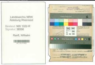 Entnazifizierung Wilhelm Ranft , geb. 03.10.1901 (Lokheizer)