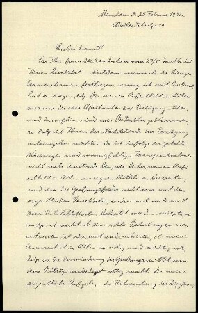 H. Knackfuß an G. Karo