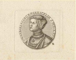 Medaille auf Barbara Ketzel, geb. Ketzel