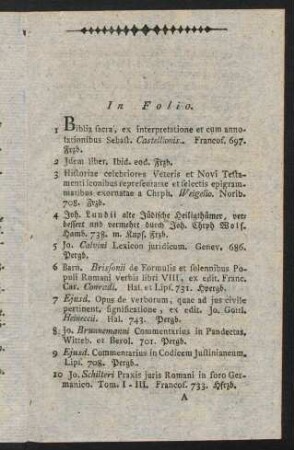 1-17, In Folio.