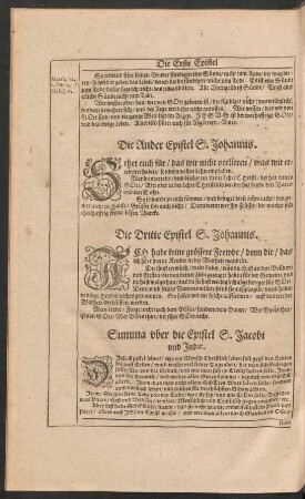 Die Dritte Epistel S. Johannis.