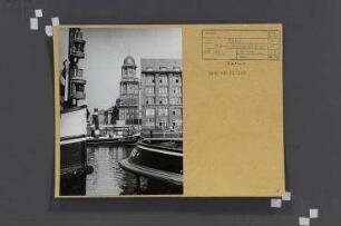 Mühlendammschleuse. Berlin, Mitte, Rolandufer/Fischerinsel/Neue Jüdenstraße