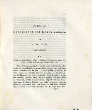 Geschichte der Landgrafen von Leuchtenberg, 2