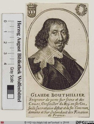 Bildnis Claude Bouthillier de Foulletourte