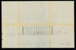 Stadttheater (später: Heinz-Hilpert-Theater), Lünen: Westansicht 1:100
