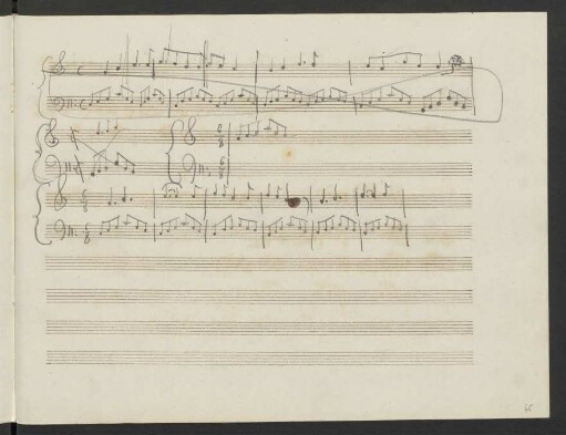 Stücke für Tasteninstrument. Skizzen; pf; C-Dur