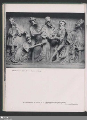 Havelberg, Dom. Lettner; Christus vor Pilatus