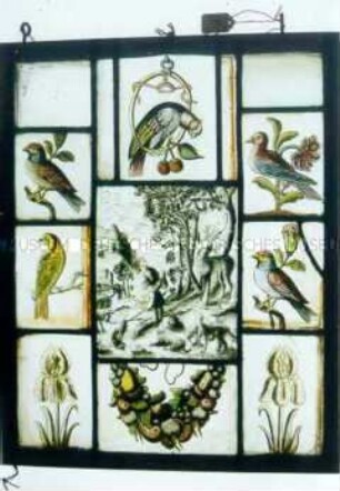 Bleiglasbild (Heiliger Franziskus)