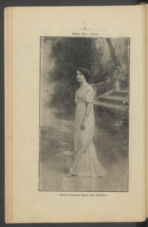 Enlace Bores - Penna - [Retrato de Señorita Eduarda Bores Ruiz Huidobro]