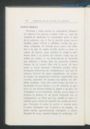Duelo criollo