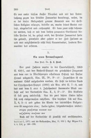 260-264 Ein neues Hermasfragment