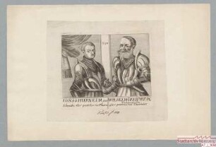 Hans von Hurnheim aus Schwaben, 3. Gewinner im Turnier; Wilhelm von Reifnberg, vom Rheinstrom, 4. Gewinner im Turnier