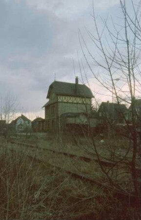 Aalen Härtsfeldbahnhof Gleisanlagen Empfangsgebäude