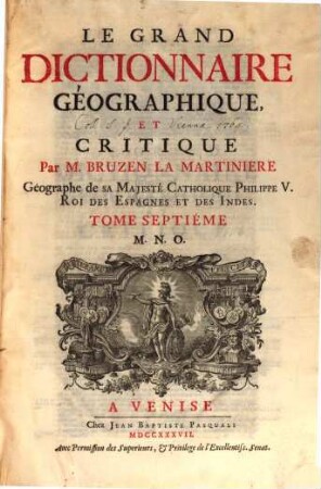 Le grand dictionnaire géographique et critique, 7