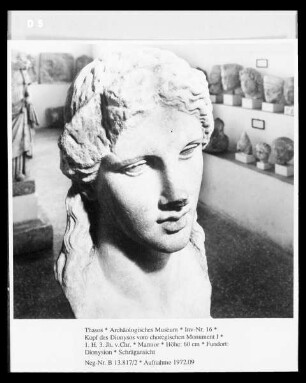 Kopf des Dionysos
