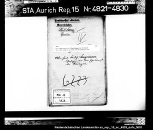 Die Dispensation des Schmiedegesellen Friedrich Christoph Jungmann in Esens von der Wanderpflicht