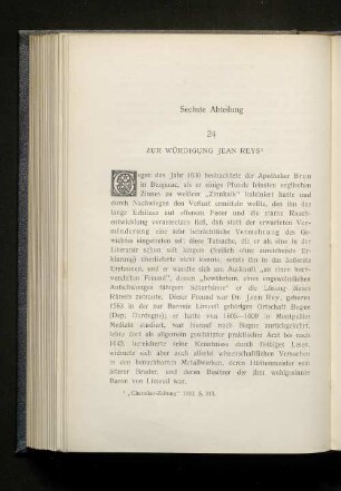 Sechste Abteilung
