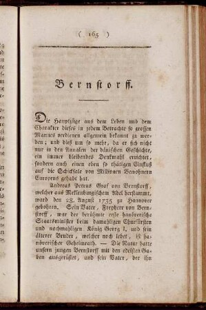 Bernstorff.