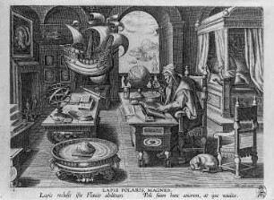 Der Gelehrte in der Stube : Technikgeschichte | Grundlagen der Technik, Wissenschaft und Kultur | Mess- und Regeltechnik | Uhren, Zeitmesser | Sand-, Wasser-, Feueruhren u. a.