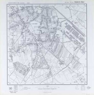 Büderich-Meer, Deutsche Grundkarte, Blatt 313