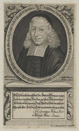 Bildnis des Philipp Jacob Spener