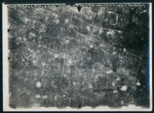Foto des Geländes nordwestlich von Groote Vierstraat südwestlich von Ypern (Luftbild)