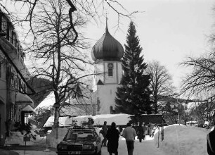 Hinterzarten: Kirche vom "Adler" aus