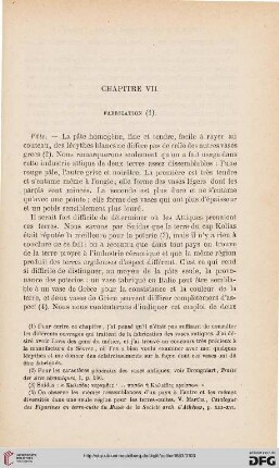 Chapitre VII: Fabrication