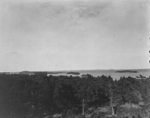 Schären : Blick über die Schärenlandschaft bei Stockholm
