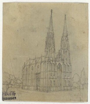 Wiesenkirche zu Soest, Kirche von Nordwesten