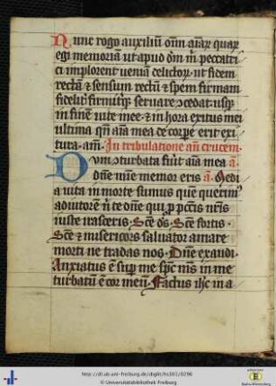 [147v - 152r] Gebete in der Not.